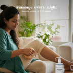 Anti Cellulite Toning Massage Oil with Free Wooden Massager